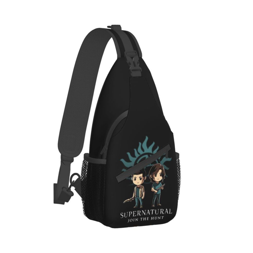 Supernatural anti posse símbolo estilingue peito crossbody