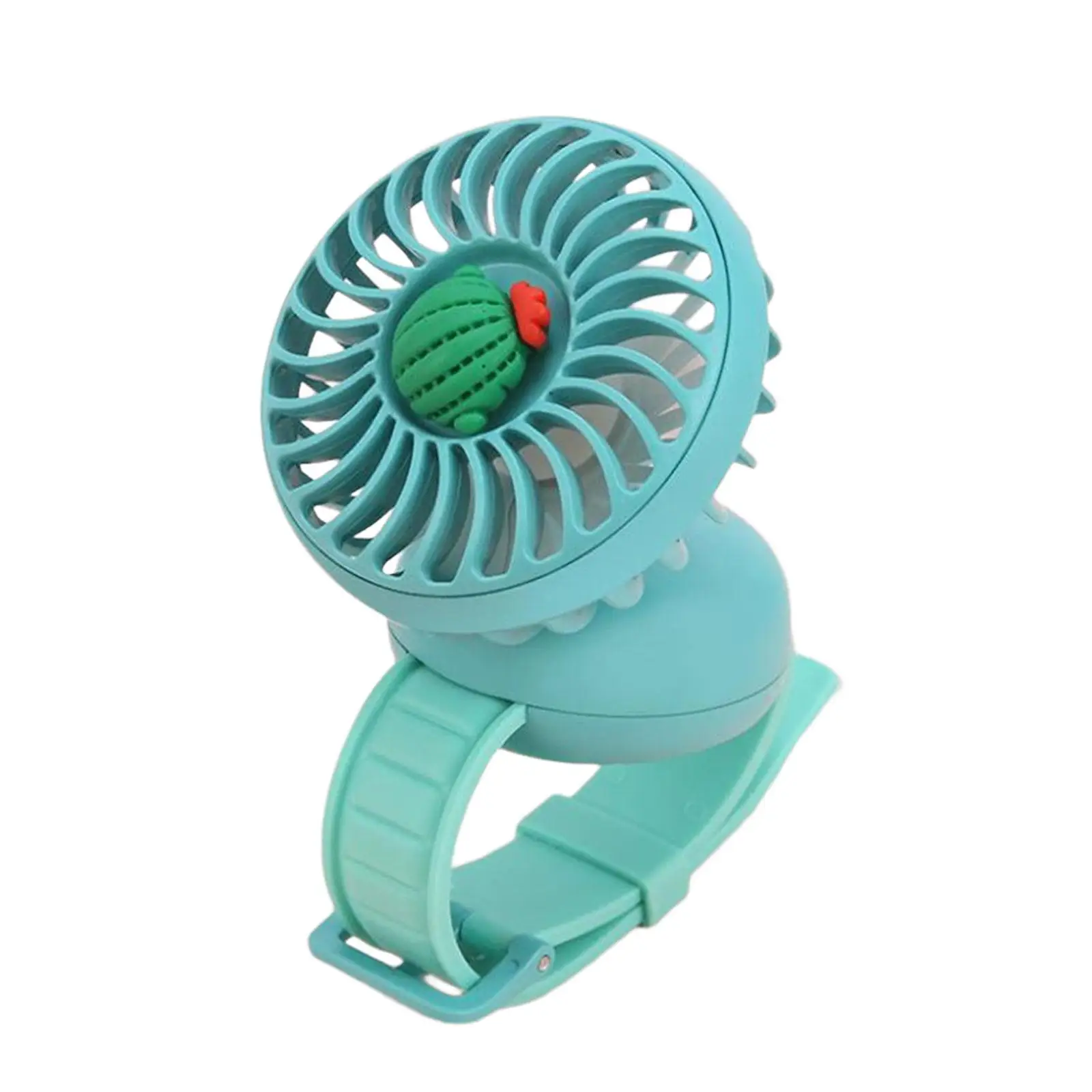 Electric Portable Mini Handheld Fan with Adjustable Wristband 3 Wind Level Settings Cute Wrist Fan for Travel Sport Outdoor Home