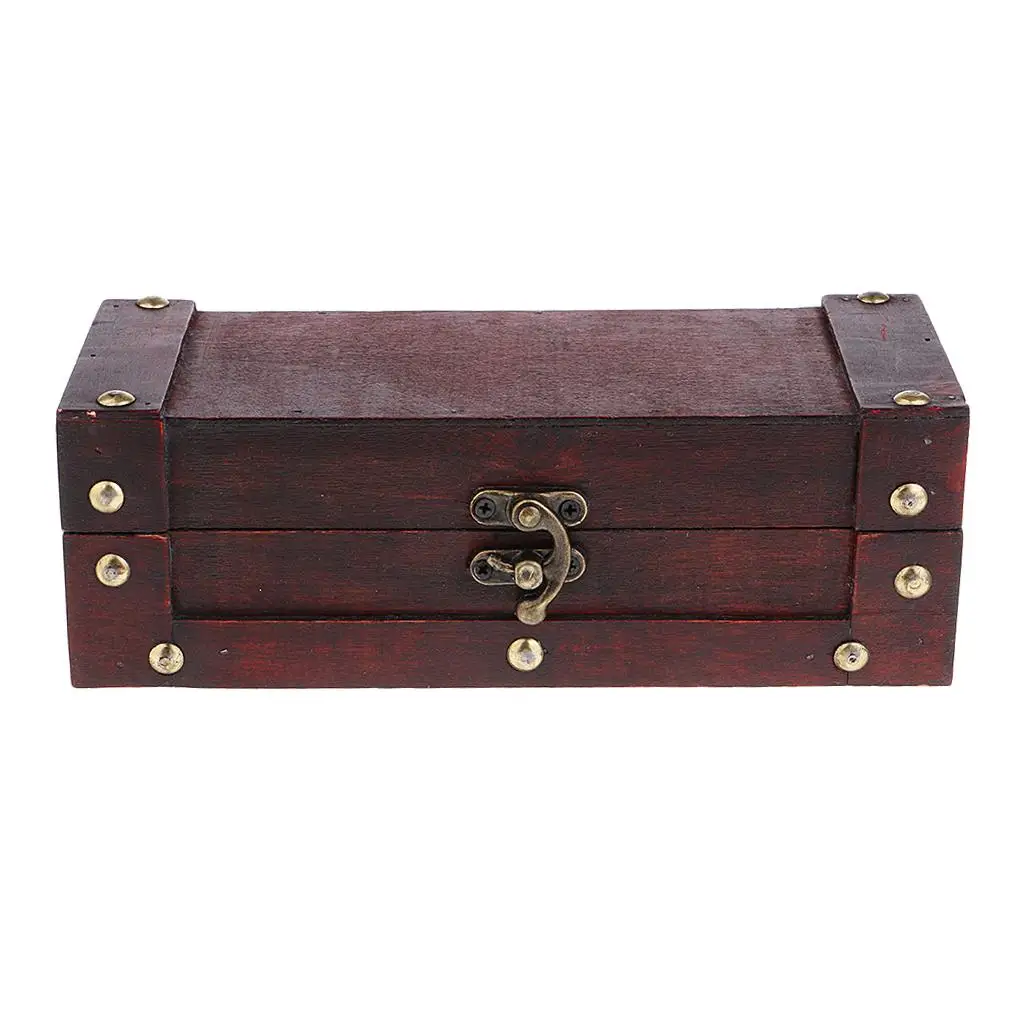 European Vintage  Wooden Jewelry Hairpin Box Handcraft Collection