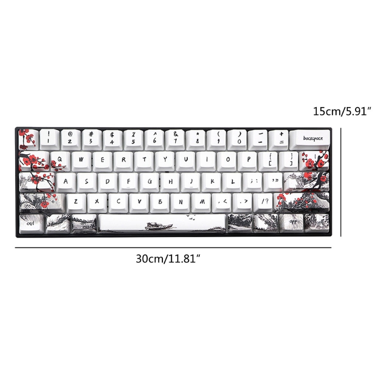 corante sublimação perfil oem teclado mecânico keycap para gh60 xd64 dz60 gk61 gk64