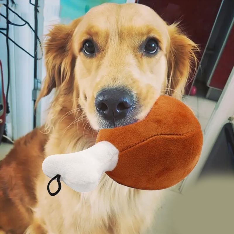 chicken drumstick dog toy