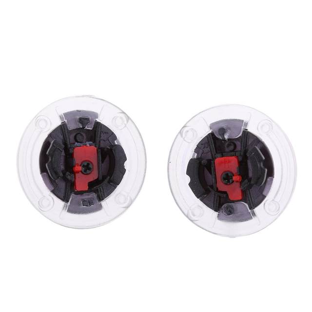 Pair Helmet Screen Lens Mounting Fix Base for Rotate Switch for LS2 Helmet 