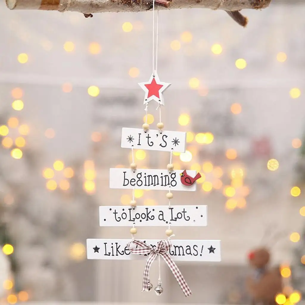 Christmas Decorations Tree-shaped Pendants Treetop Hanging Ornament