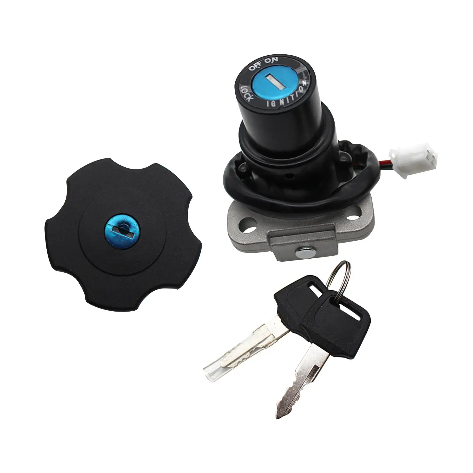 Motorcycle Lgnition Start Switch Fuel Seat lock 0 0R 1991-1994 Replaces ,Professional Accessory