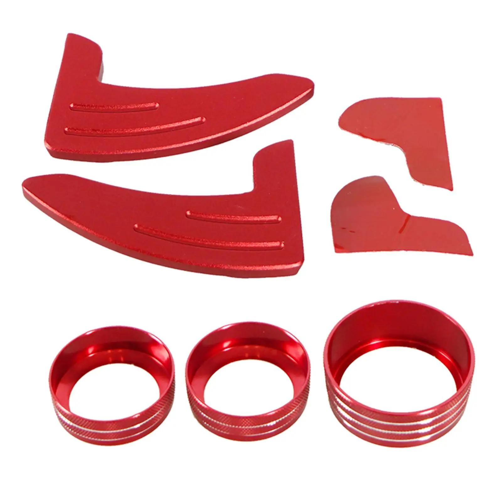 Car Steering Wheel Paddle Shifter Extension, Interior Accessories, Red Set Kit for , Spare Parts, Replacement Accessories