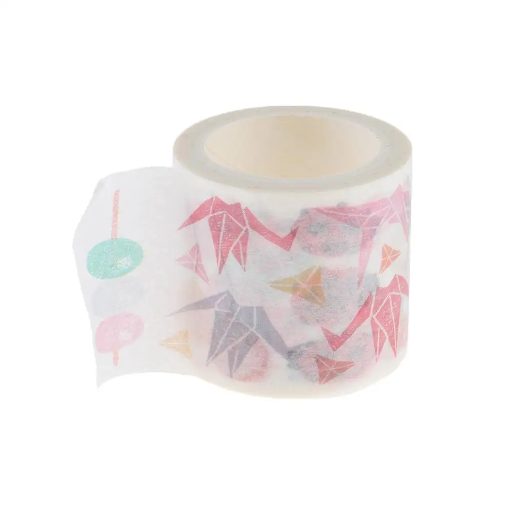 Washi Masking Tape for DIY Scrapbooking Sticky Masking Paper Tape  school Supplies