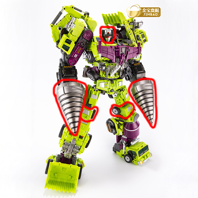 transformers jinbao devastator