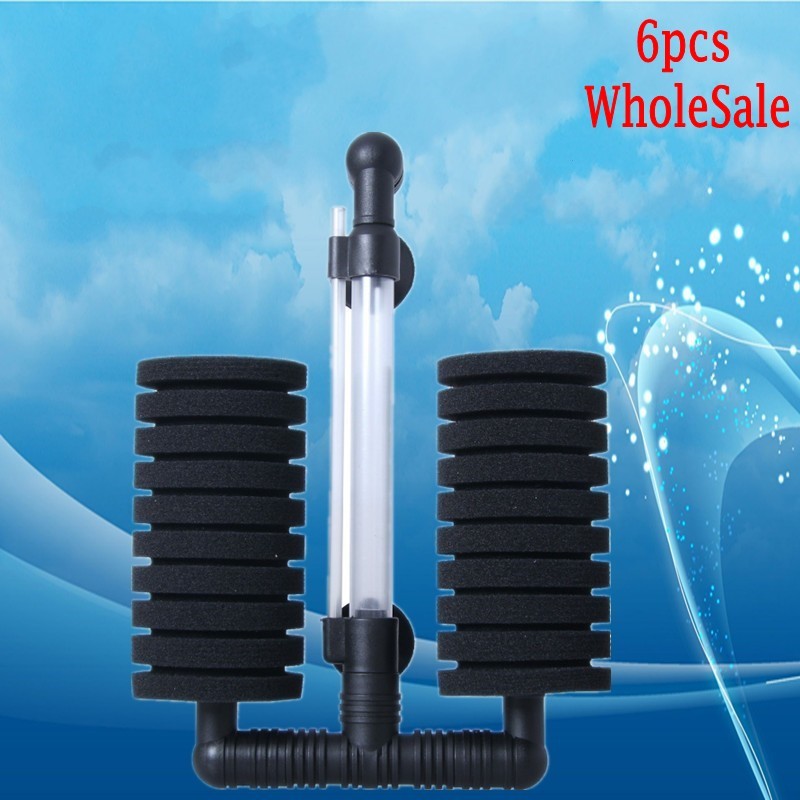 6Pcs Bio Schwamm Filter Aquarium Filter Schwamm Filter Aquarium Biochemischen Schwamm Filter Aquarium Luftpumpe XY-2822 – Detail 8