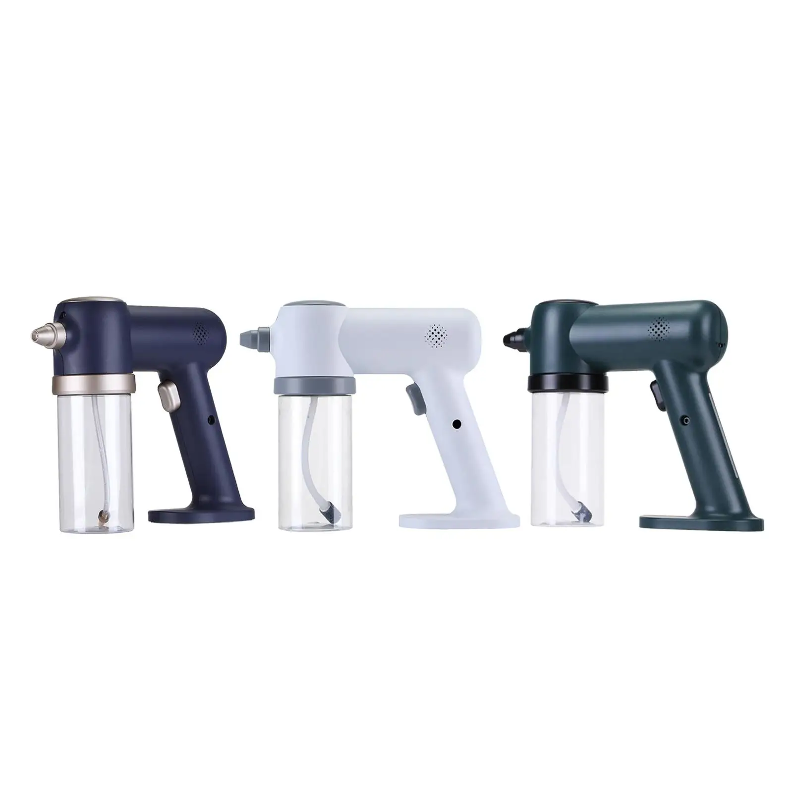 300ML Handheld Nano Atomization Sanitizer Sprayer Blue Light Rechargeable Spray Gun Home Disinfection Machine Atomizer