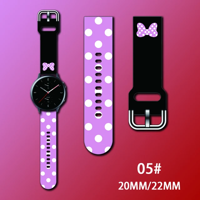 Disney Mickey Mouse Apple Watch Band for IWatch Strap 1 2 3 4 5 6 Anime  Bracelet 38 40 42 44mm Luxury Canvas Replace Wristband - AliExpress