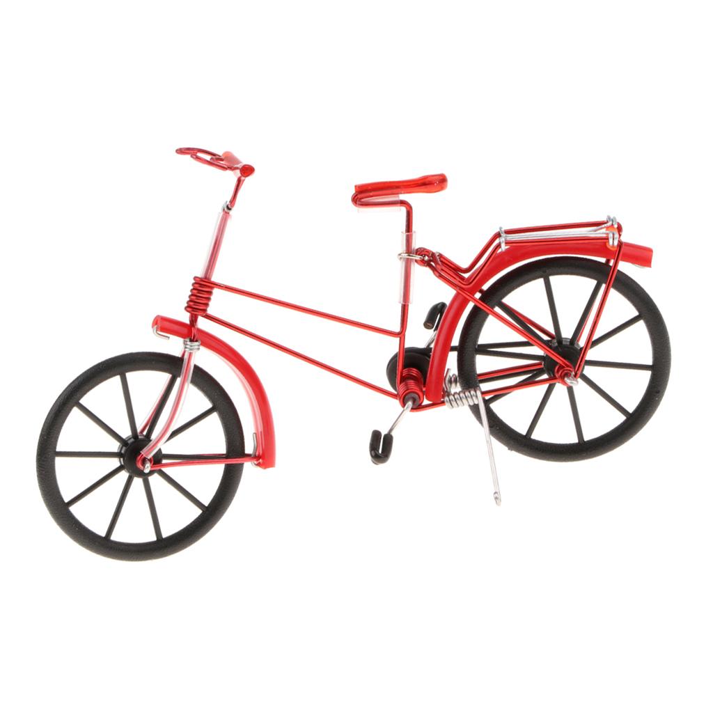 MagiDeal Retro Handicraft - Vintage Iron Bike Model Handmade Iron Bicycle Desktop Decoration Souvenirs Gift