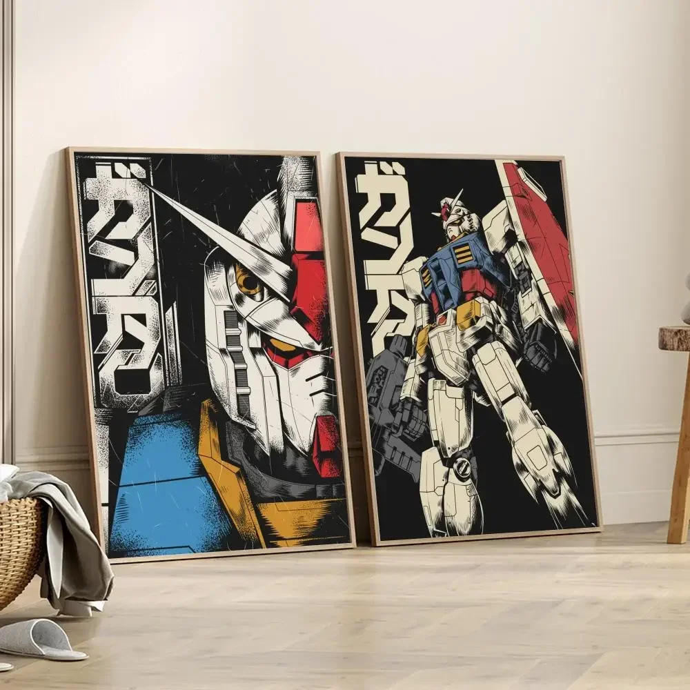 Description Picture 5 of itemMobile Suit Gundam Anime Poster Sticker Wall Hanging Painting Desktop Display Home Decoration High Quality Printed Matter