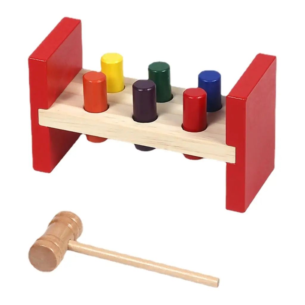 Creative Knock Toys Pounding Bench Early Developmental Toy Montessori Toys