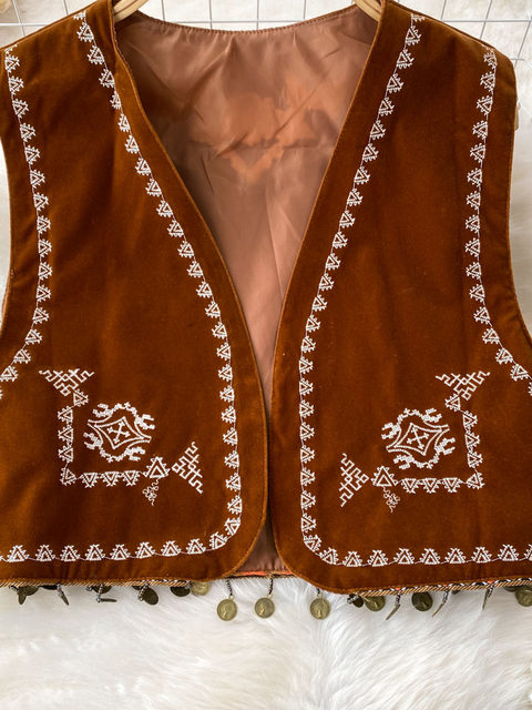 トップス 22FW cord embroidery vest 71rahMxxvsL._AC_SY350_QL65_.jpg