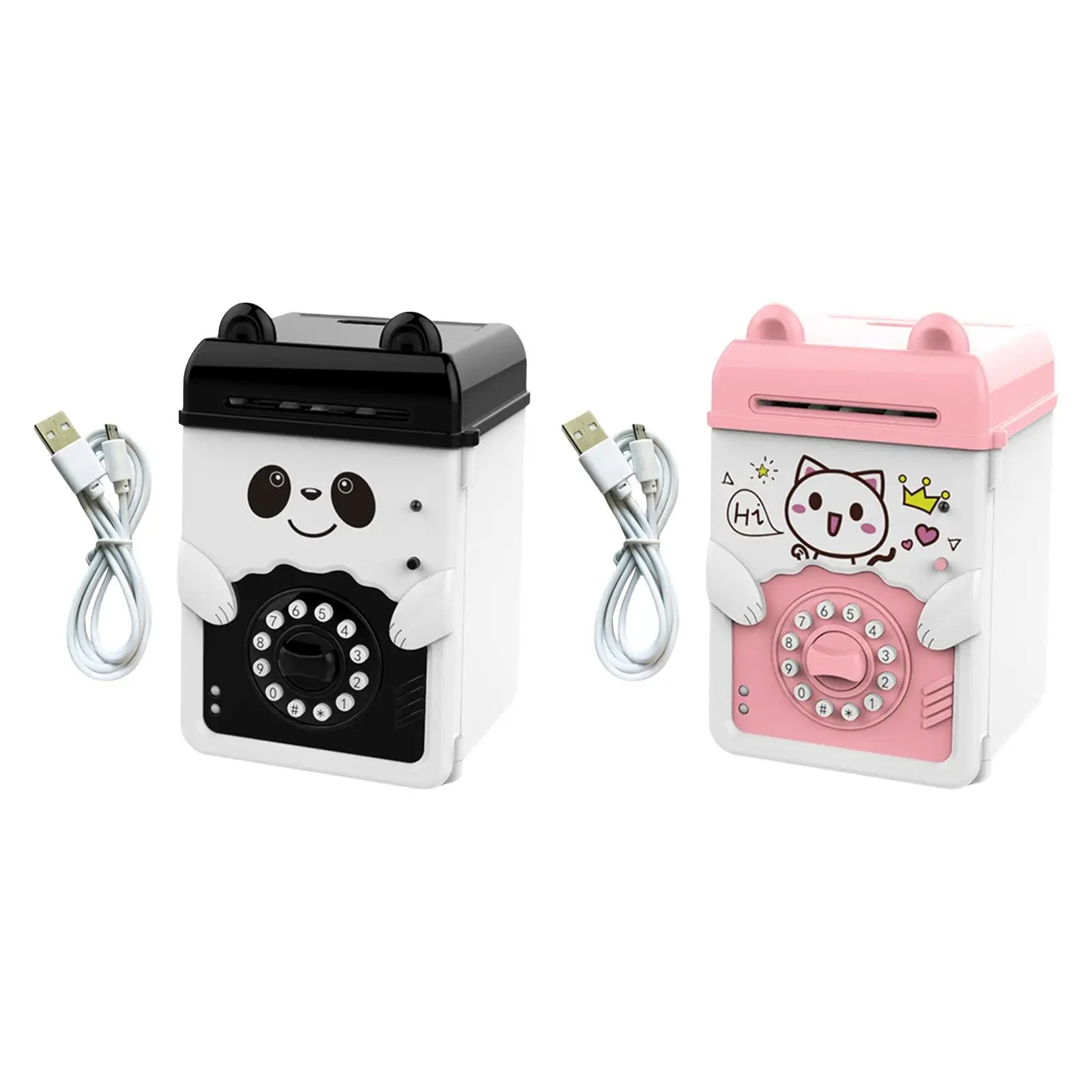 Child Electronic Piggy Bank Saving Box Gift Toy Large Capacity Rechargeable