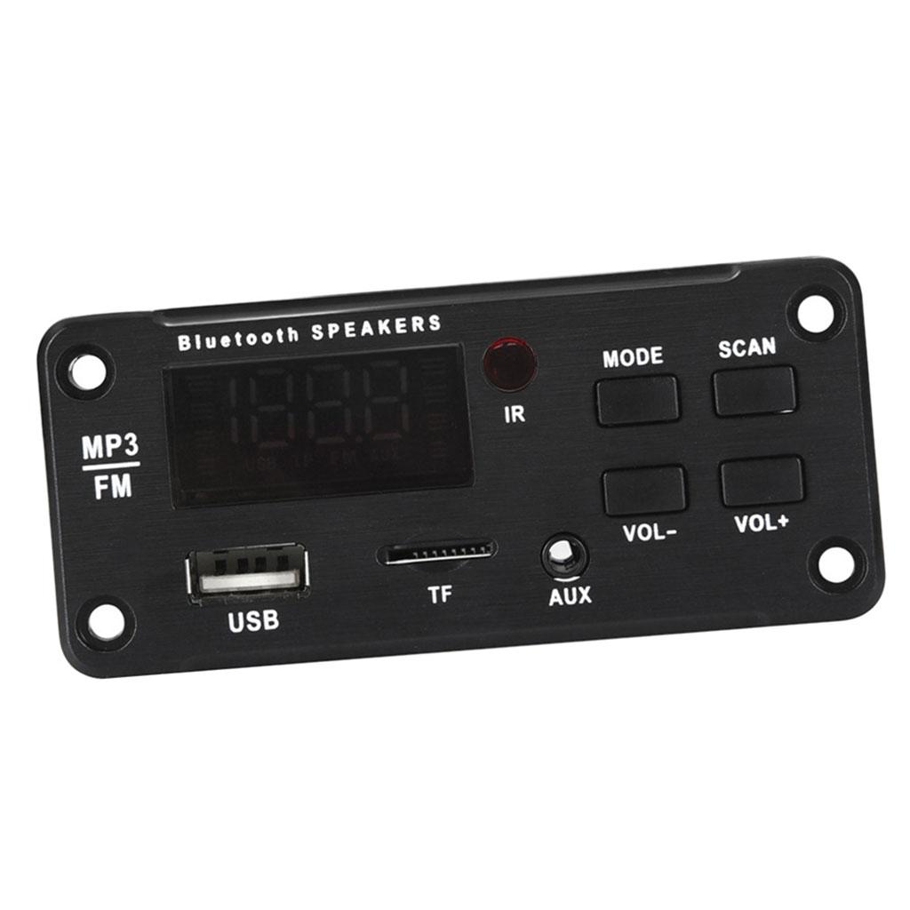 Bluetooth 5.0 MP3 Player Decoder Board Car FM Radio Module for Speaker Cars