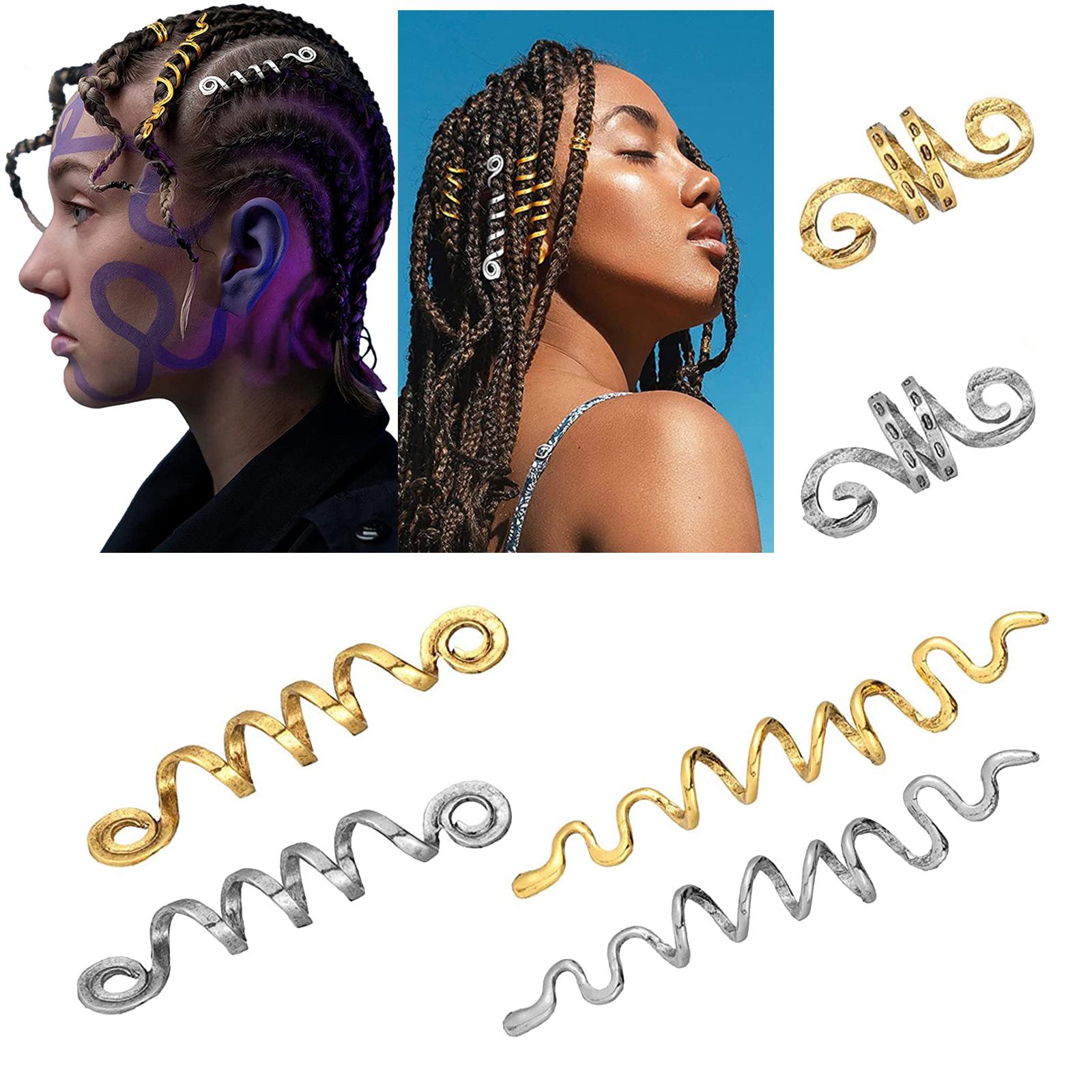 Vikings Spiral hair Beads Dwarven Beard Coils for Beards hair Pendants Men  Hairpin Hair Clips Accessories|Hair Jewelry| - AliExpress
