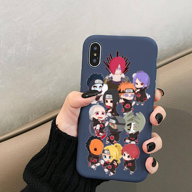 iphone 13 pro max case clear Anime Naruto Akatsuki Itachi Pain Phone Case Silicone Soft for iphone 13 12 11 Pro Mini XS MAX 8 7 Plus X 2020 XR cover 13 pro max cases