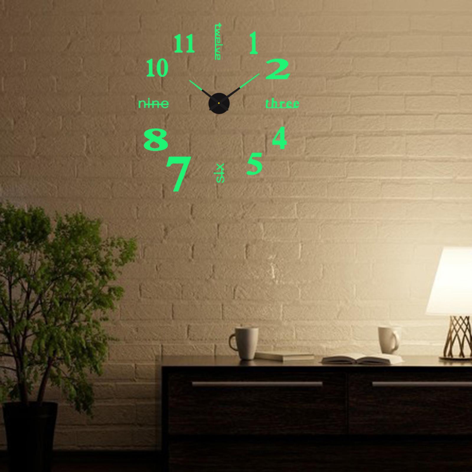 Установка diy clock на стену