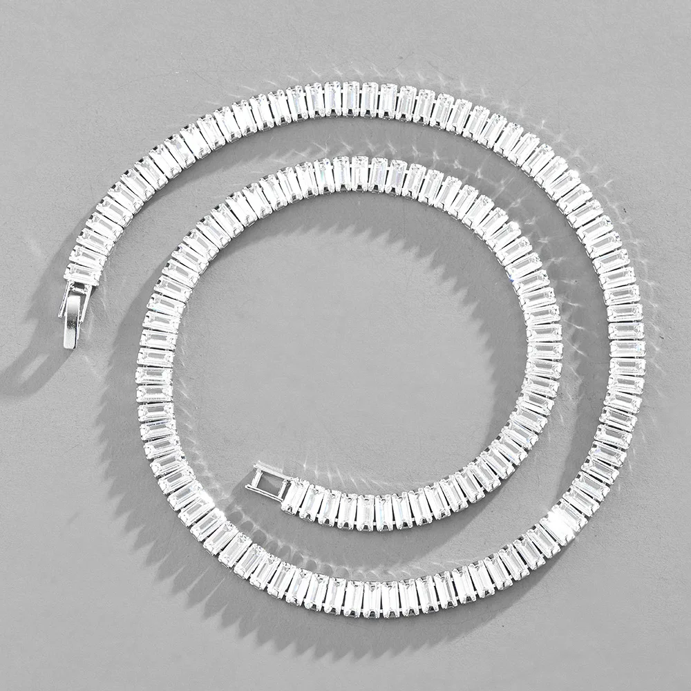 NL102Full zirconium Cuban Bracelet