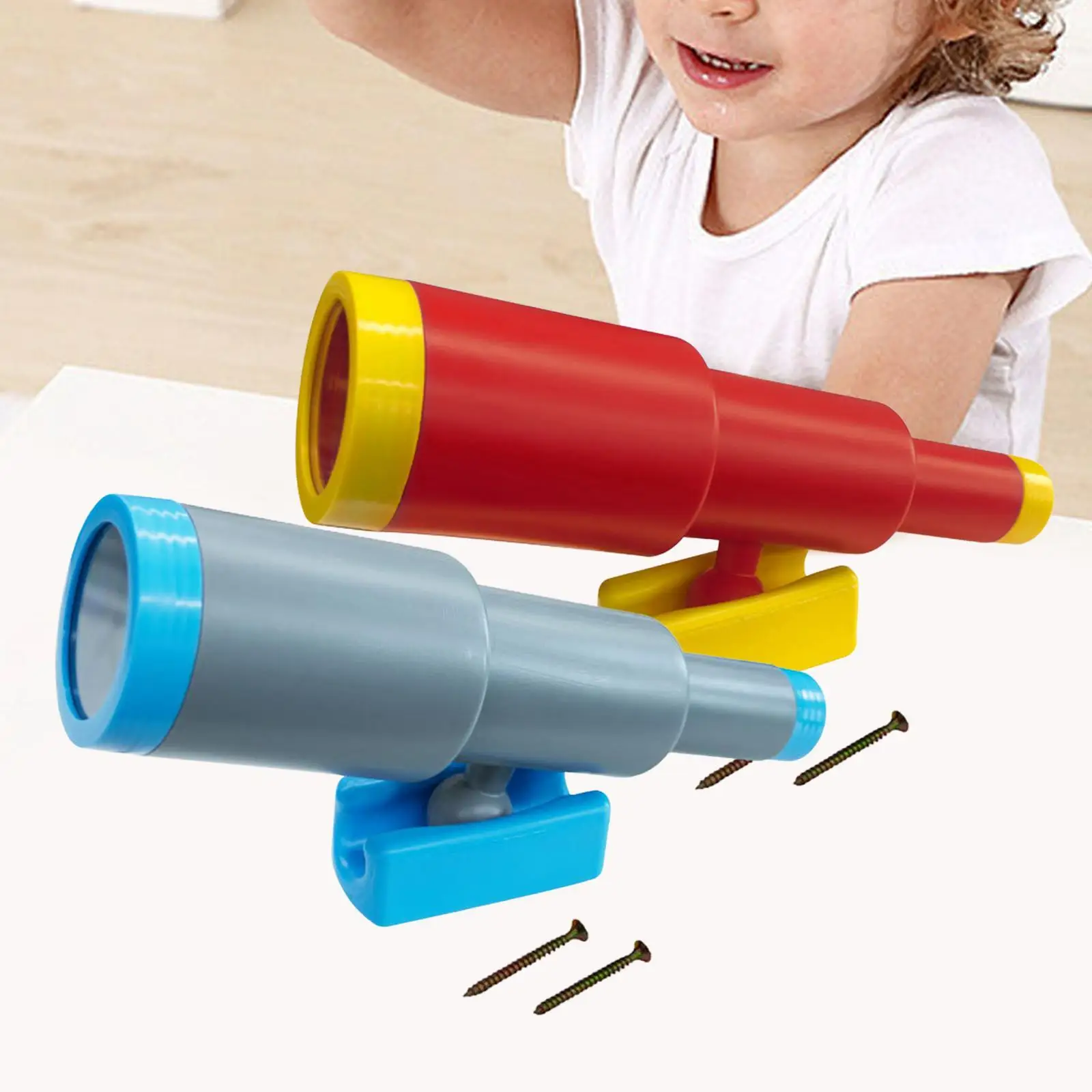 Small Telescope 11.02`` Educational Magnifying Glass Children Magnification Toy for Sports Events Camping Preschool Birthday