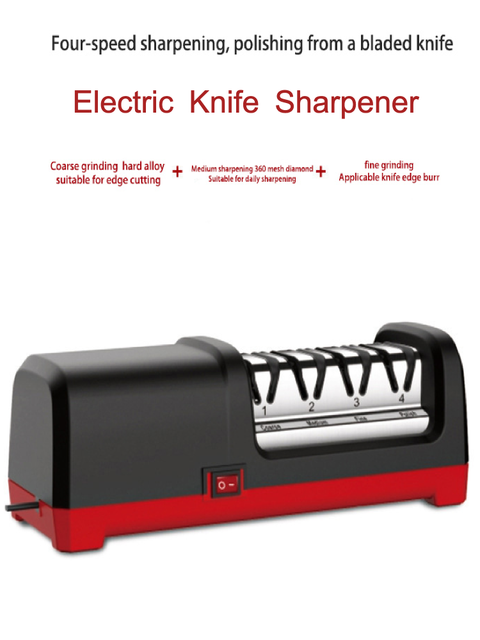 TAIDEA TG2102 Professional Electric Knife Sharpener for Straight Knives  Diamond Abrasives, Quickly Sharpening, Repair/Restore/Polish Blades