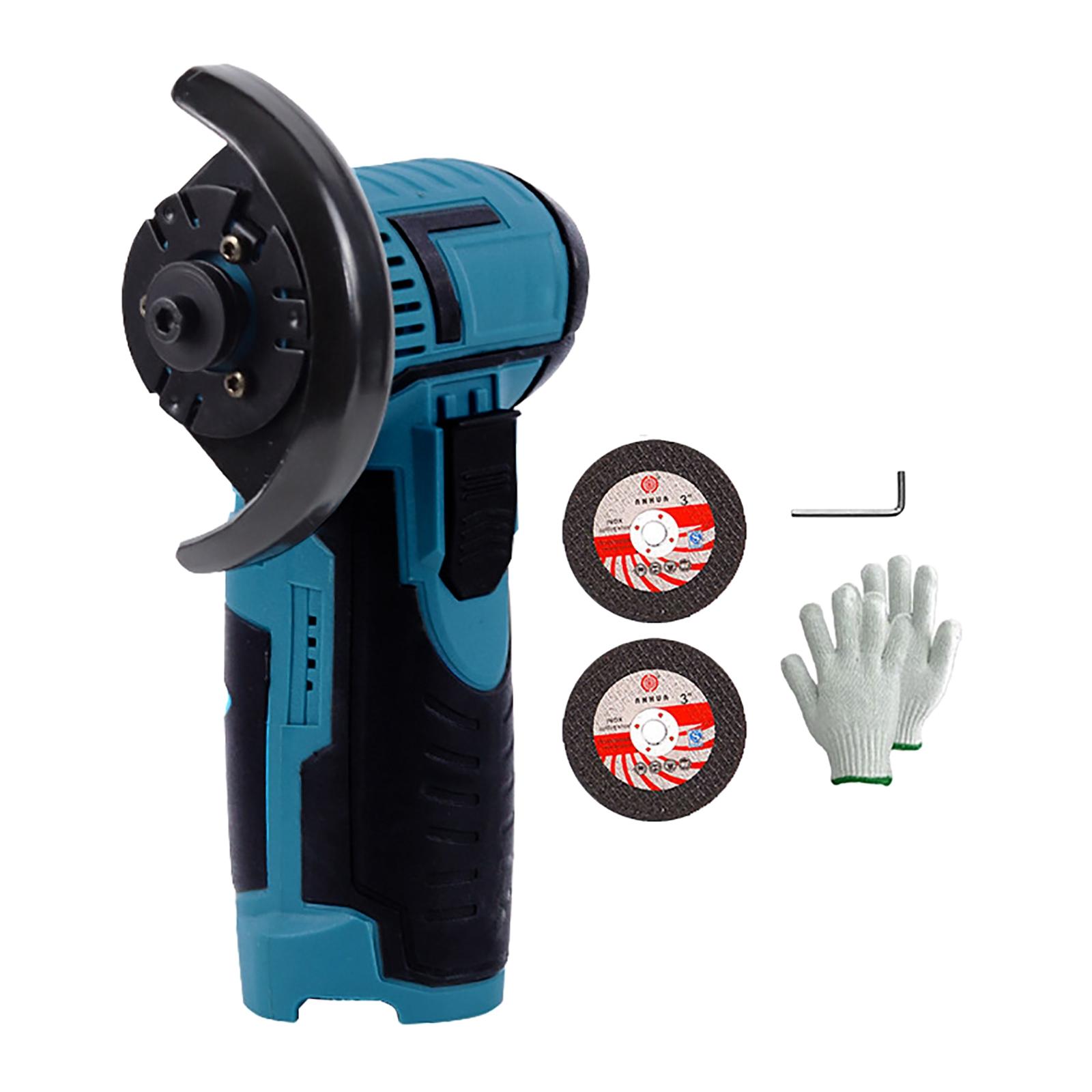 Cordless Mini Brushless Angle Grinder 10,000RPM Small Polishing Machine for Polishing Cutting Home DIY