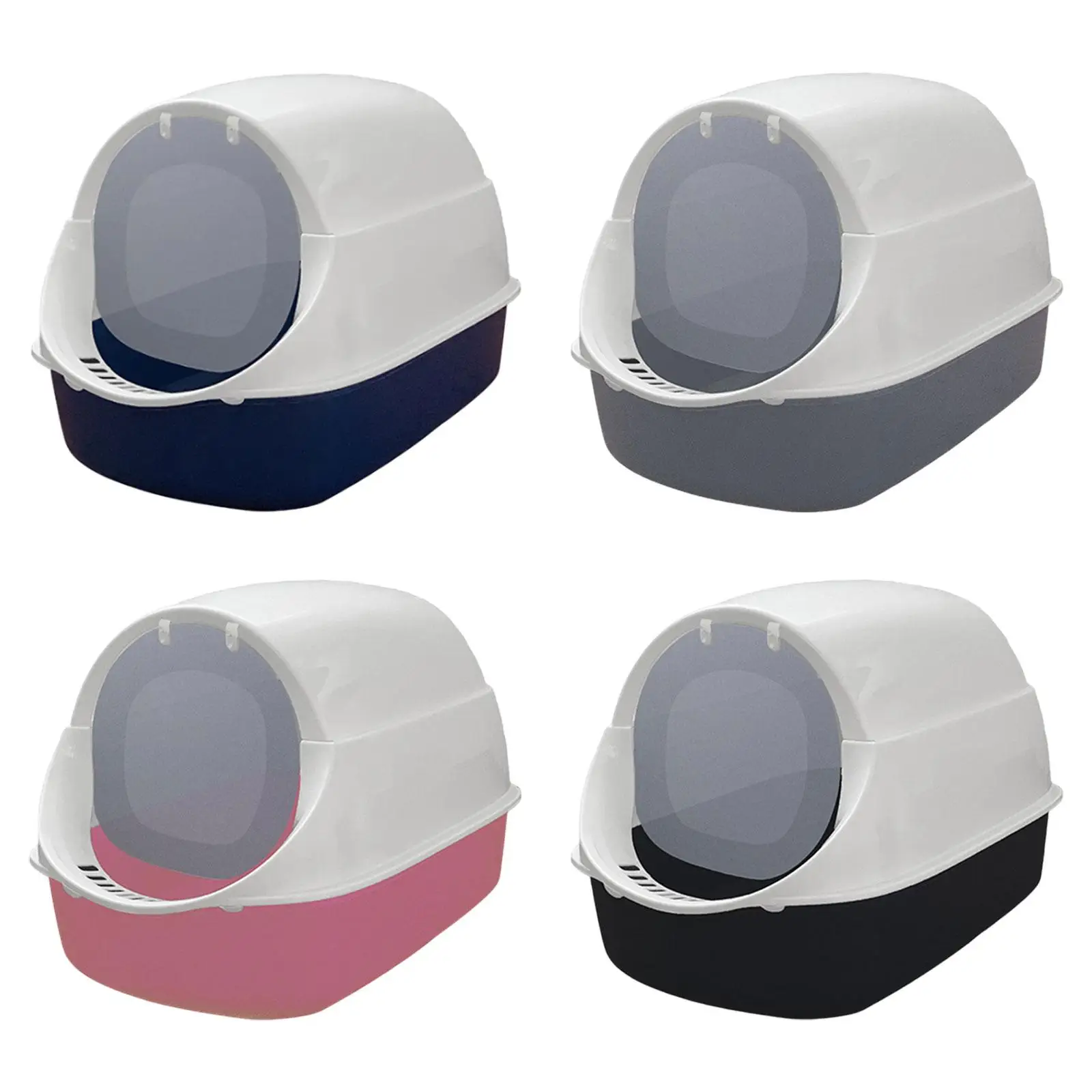 Cat Litter Box Large Antiing for Indoor Covered Cat Litter Tray