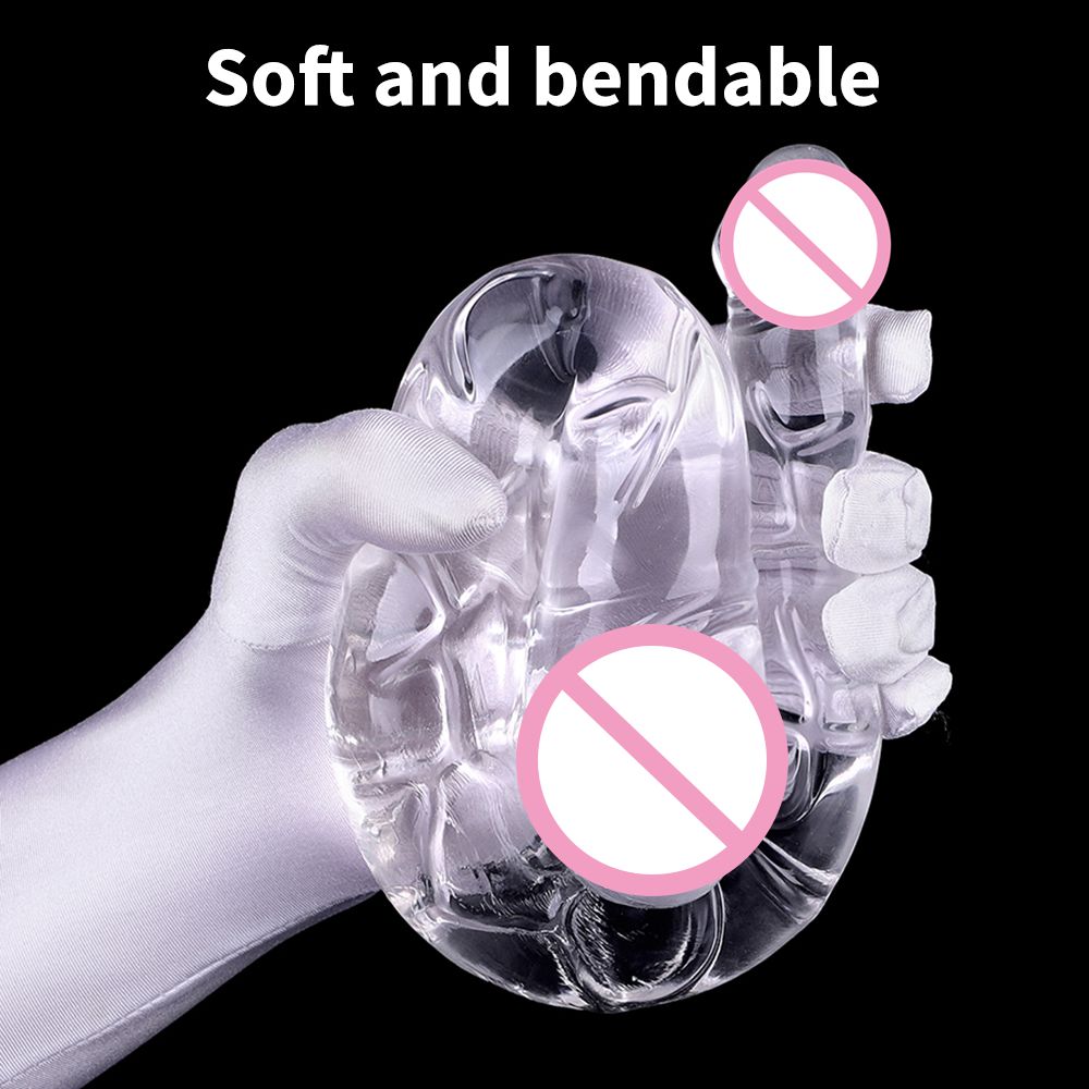 Silicone Realistic Double Anal Dildo Large Butt Plug For Women_voghion.com