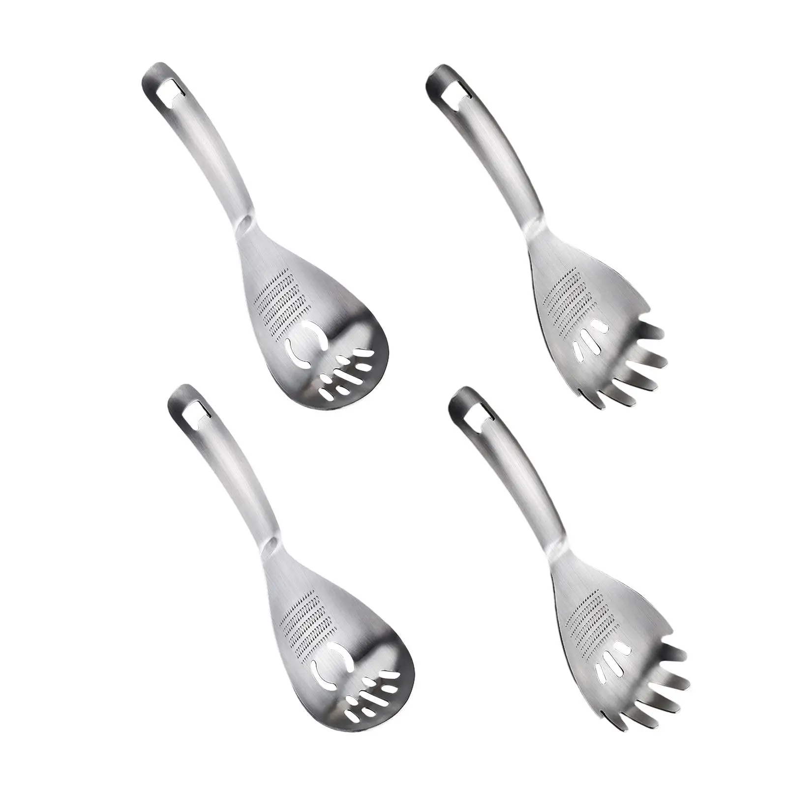 Versatile 304 Stainless Steel Kitchen Slotted Serving Spoon Heat Resistant