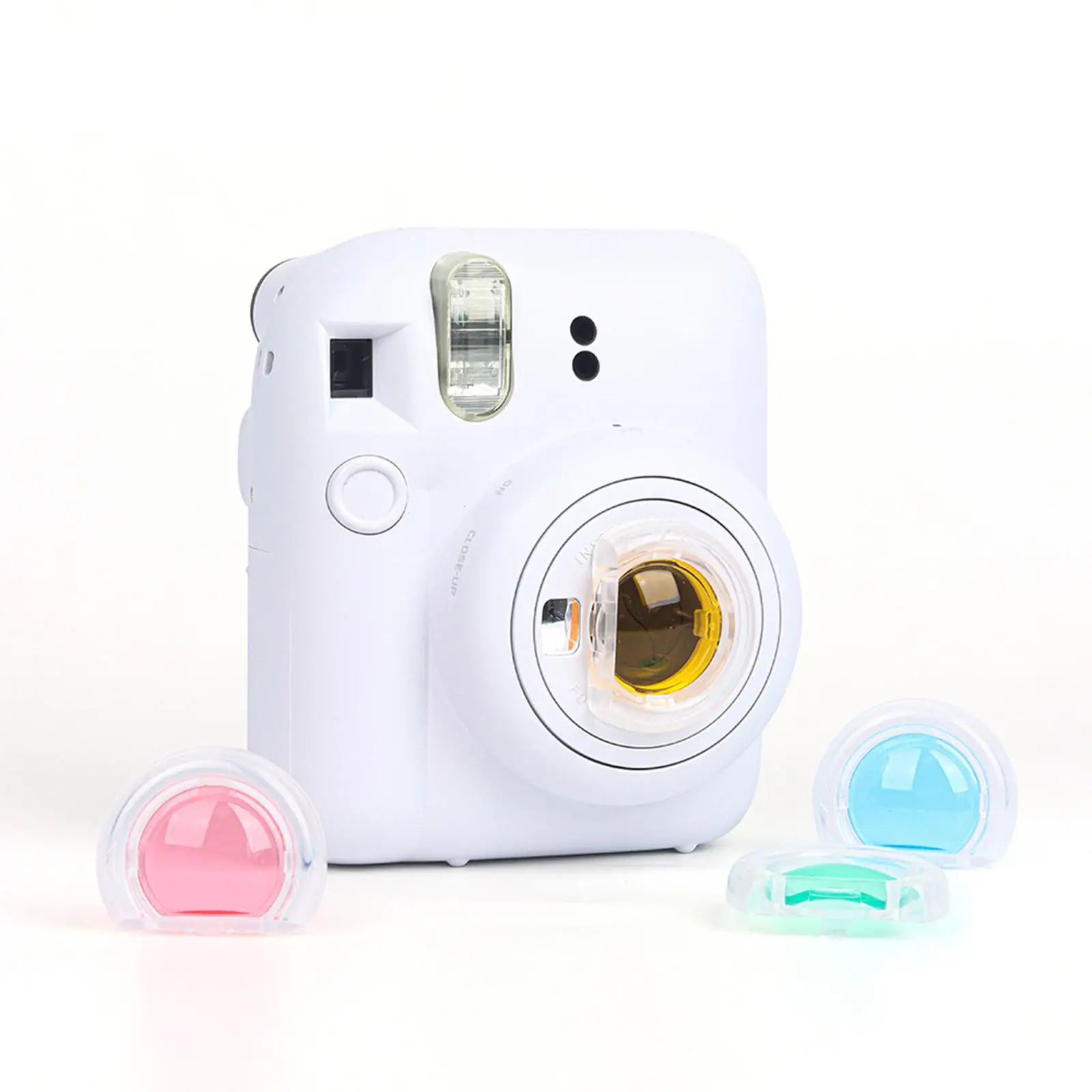4 Pieces Colorful Lens Filters Portable Easy Installation Color Lens Close up Lens for Mini 12 Instant Camera Accessories