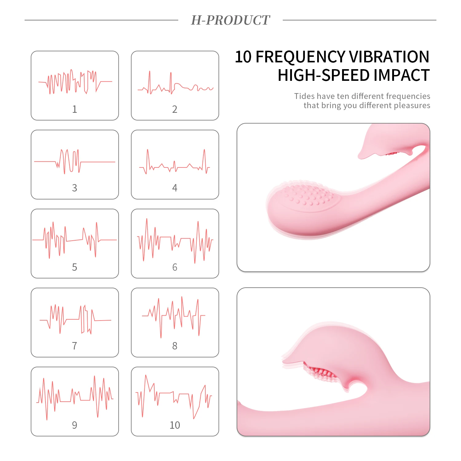 G-punkts dildo vibrator til kvinder kaninvibration silikone vandtæt kvindelig stimulering klitoris anal massager_voghion.com