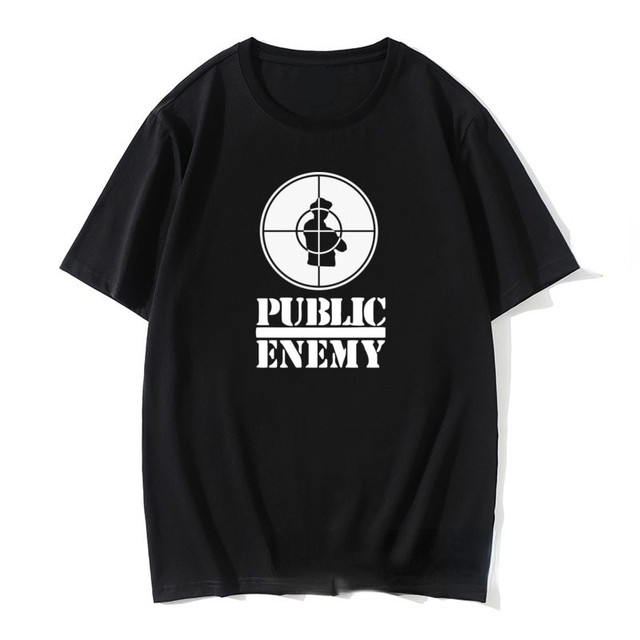 T shirt for men Public Enemy T Shirt Novelty Music Men T-Shirt Rap Men Tees  Top Normal Tees Men T Shirt Normal Prevalent