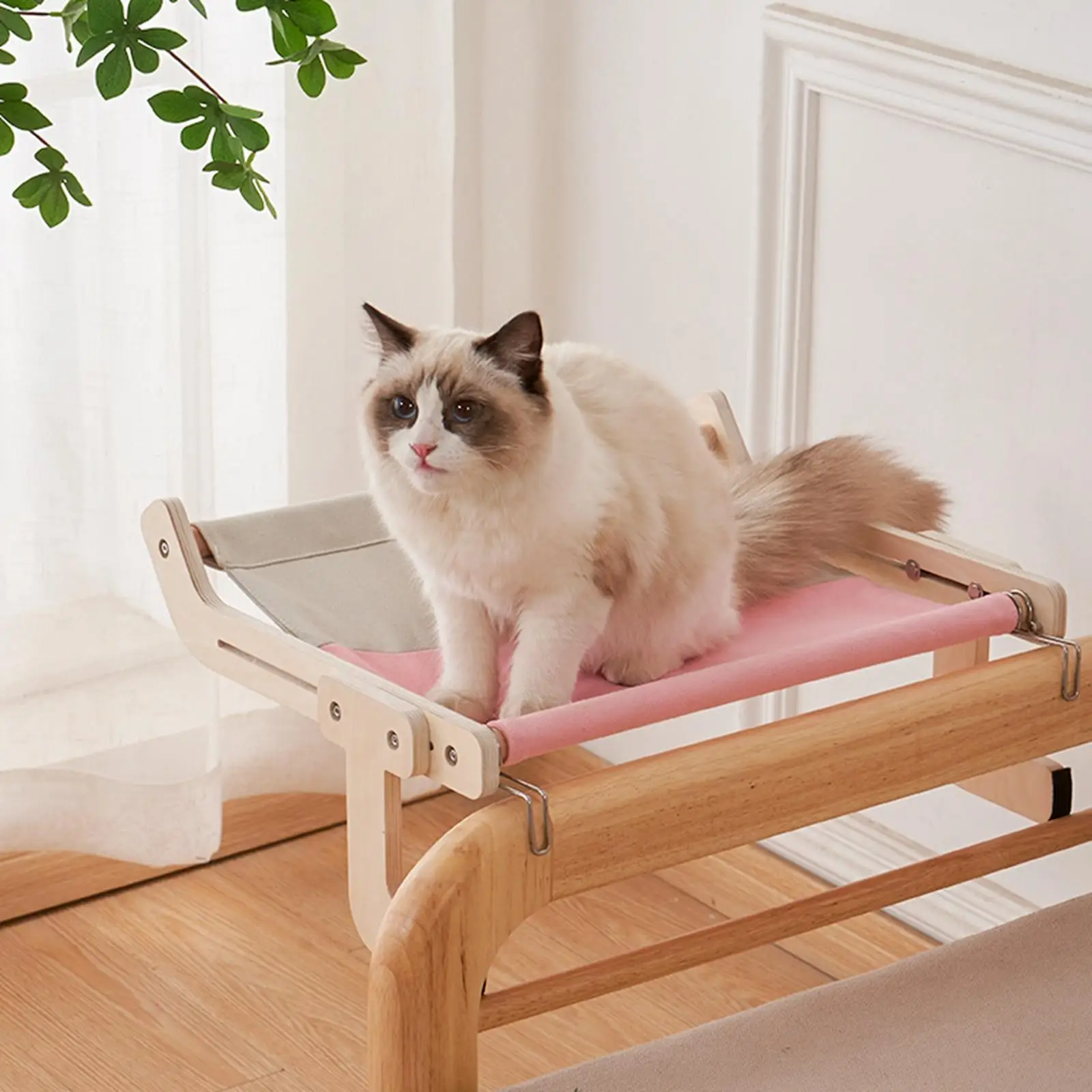 Cat Window Perch Seat Shelf Hammock Durable for No Suction Cup No Drilling