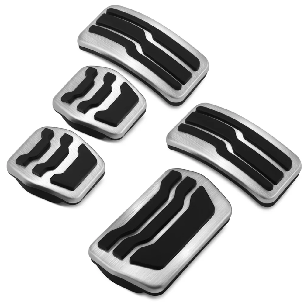 AT MT Edelstahl Auto Innen Gas Kraftstoff Pedal Bremspedale Abdeckung für Ford Focus 2 3 4 MK2 MK3 MK4 2005 - 2017 Zubehör – Detail 3