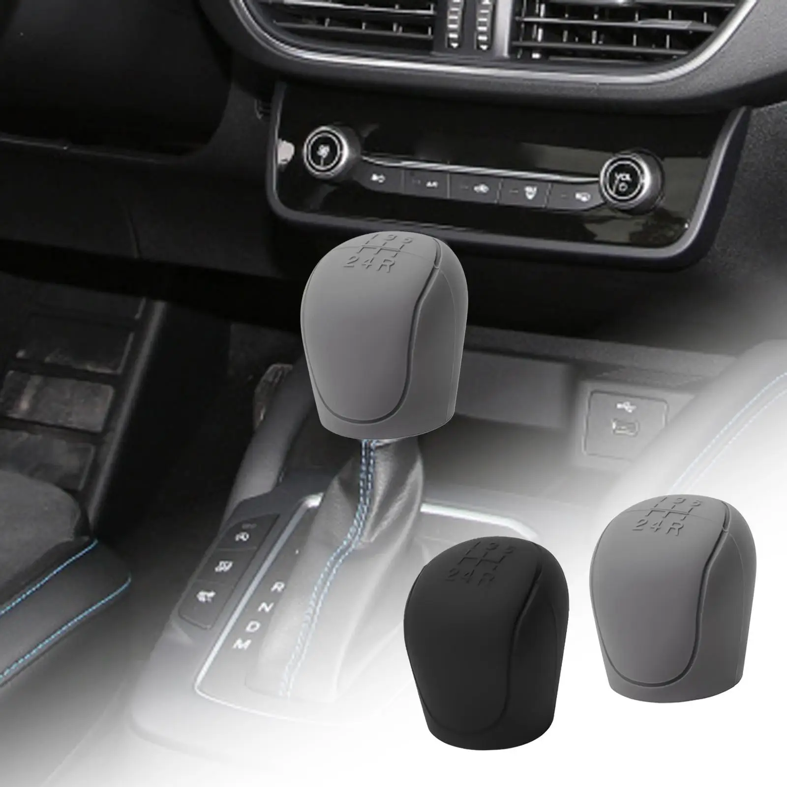 Gear Knob Cover Anti-Slip Car Accessories Protector Direct Replaceser Sleeve Soft Professional Durable for Vehicle