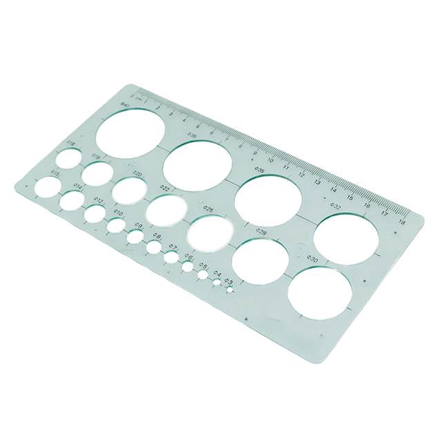 Measuring Template Stencil Circle Drawings Templates Building Formwork Stencils Geometric Drawing Rulers for Office and School