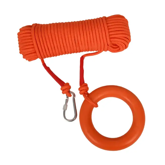 30ft Kayak Tow Rope Boating Floating Throw Anchor Line With Floats Clips  Float Rope Buoy Gear Buoy Ball Kayak Boat Accessories