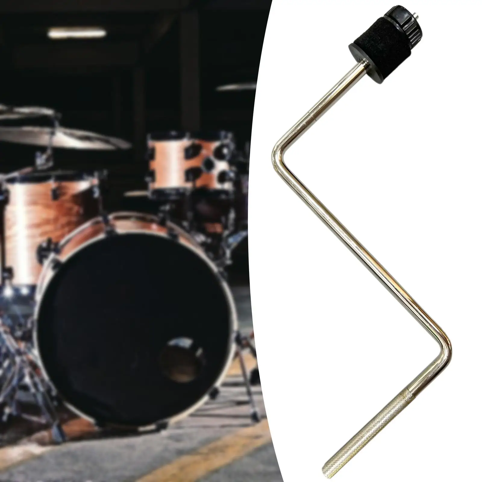 Z Shape Heavy Duty Durable Stainless Steel Cymbal Holder for Drum Rack