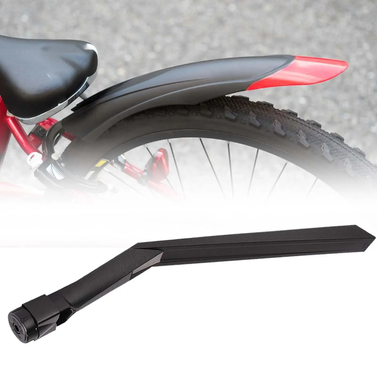 Rear Mudguard Bike Rear Mudguard Guard Detachable Reflective