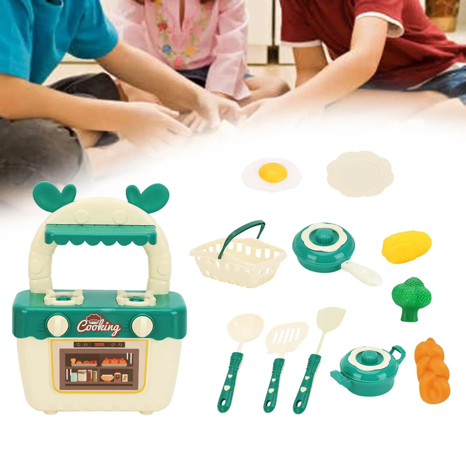 Cooking Toy Set Toys Accessories Colorful Realistic Christmas Birthday Gifts for Kids Girls Boys