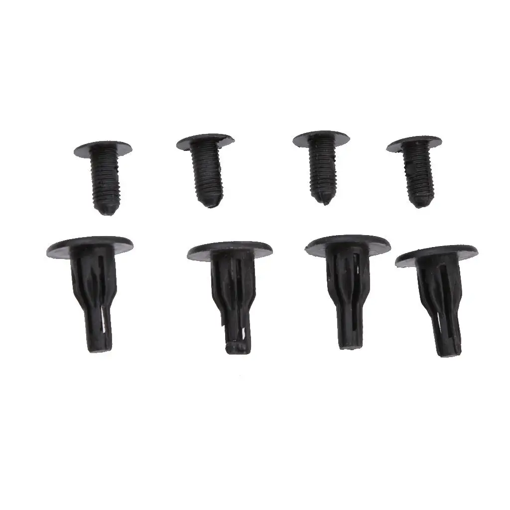 Black Plastic Push Type Fastener Retainer Clip For  90505 SM4-003  of