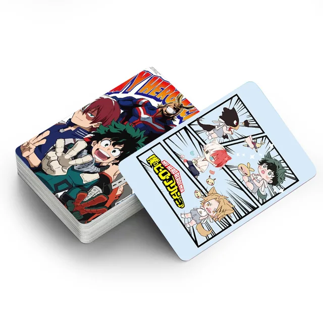 ALTcompluser Anime My Hero Academia figure di piccole carte UA School Student Card Carta da collezione Photocard  regalo per i fan (enki Kaminari)
