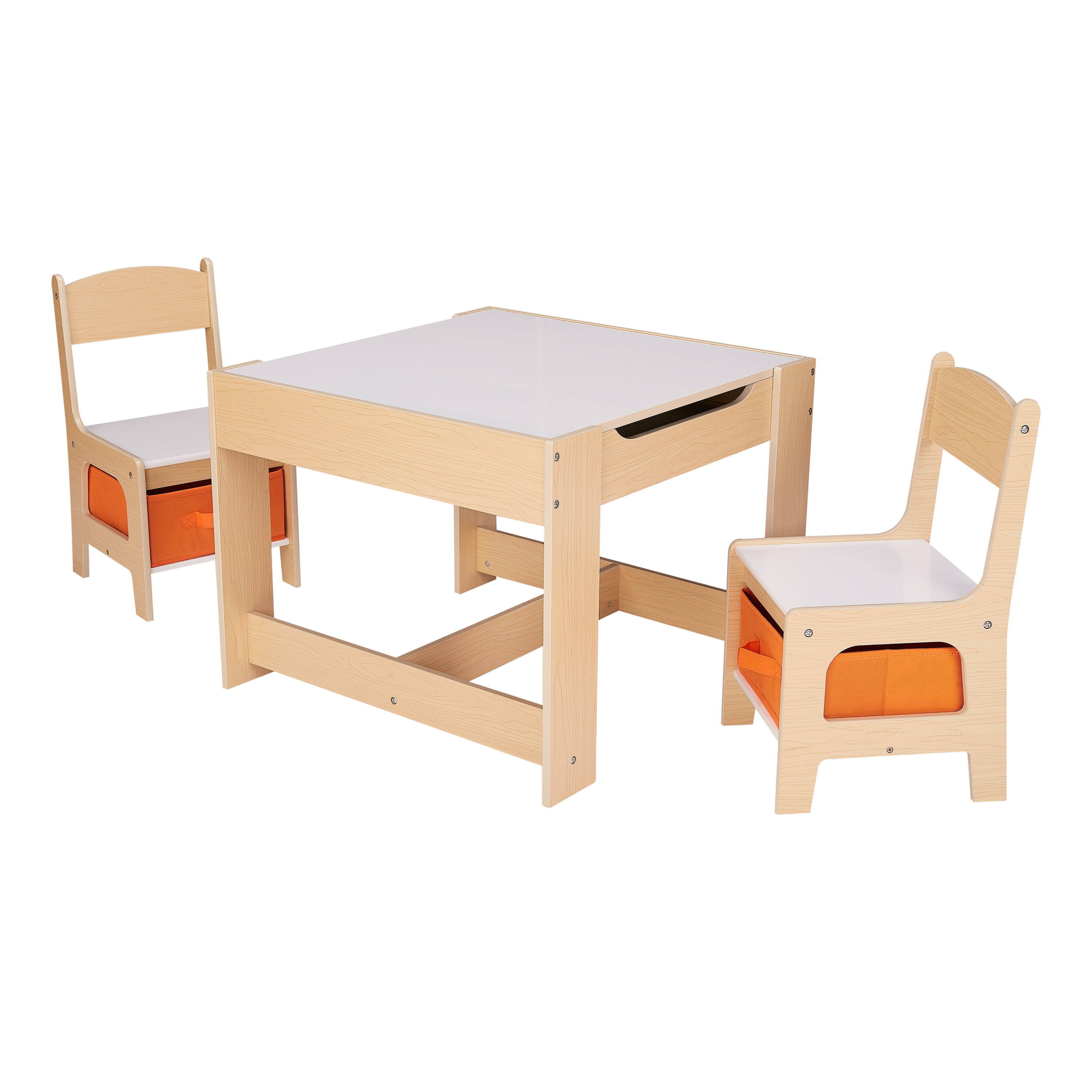 Title 1, Conjunto de mesa e cadeiras de madeira para cri...