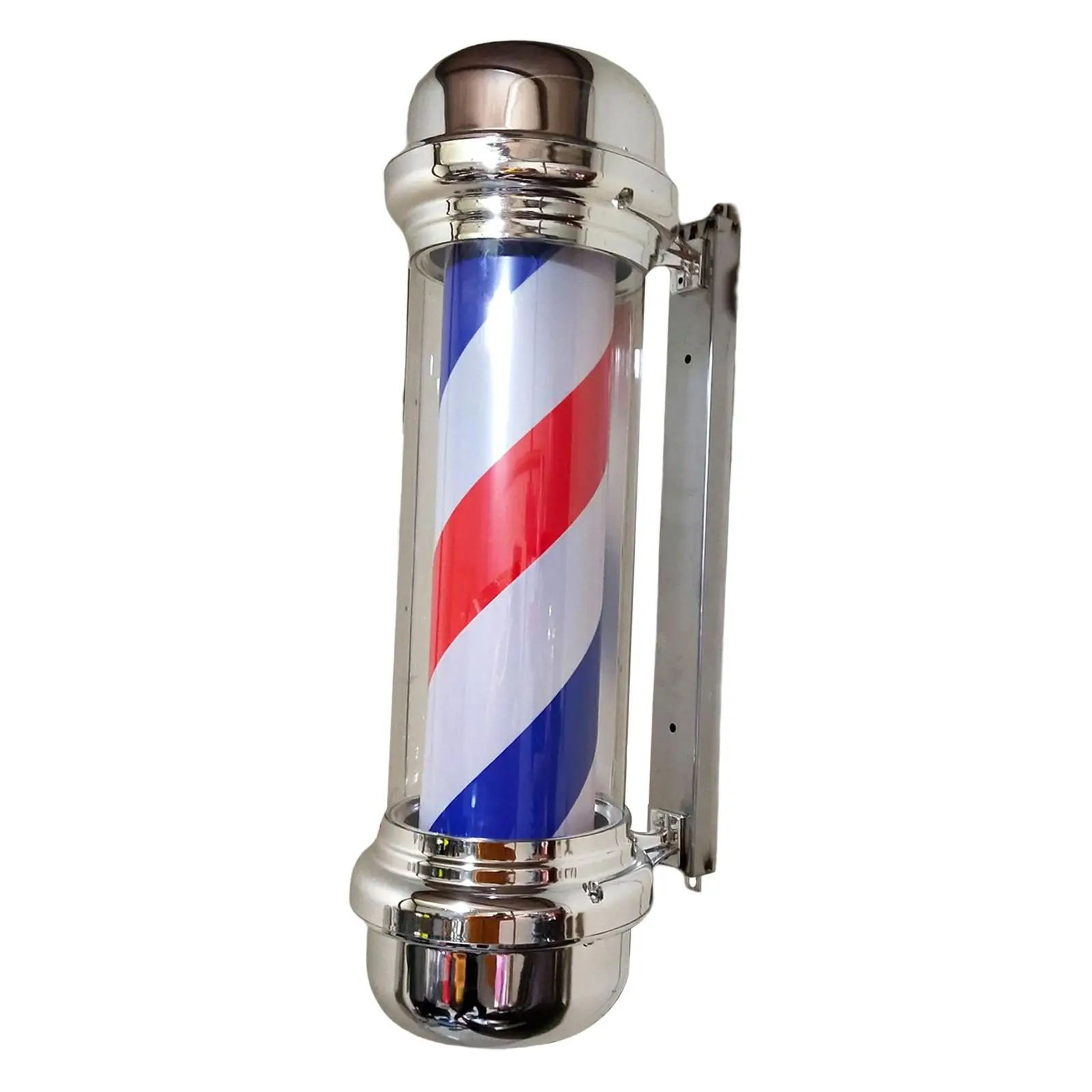 Barber Pole Light/ LED Strips Waterproof 23`` Lamp Save  Wall Mount Hair Salon