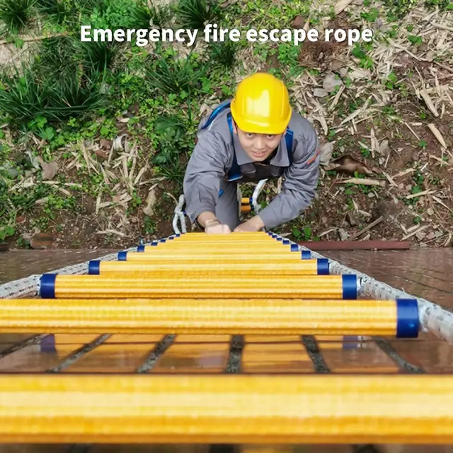 Wide Application Rope Ladder Durable Safety Response Compact