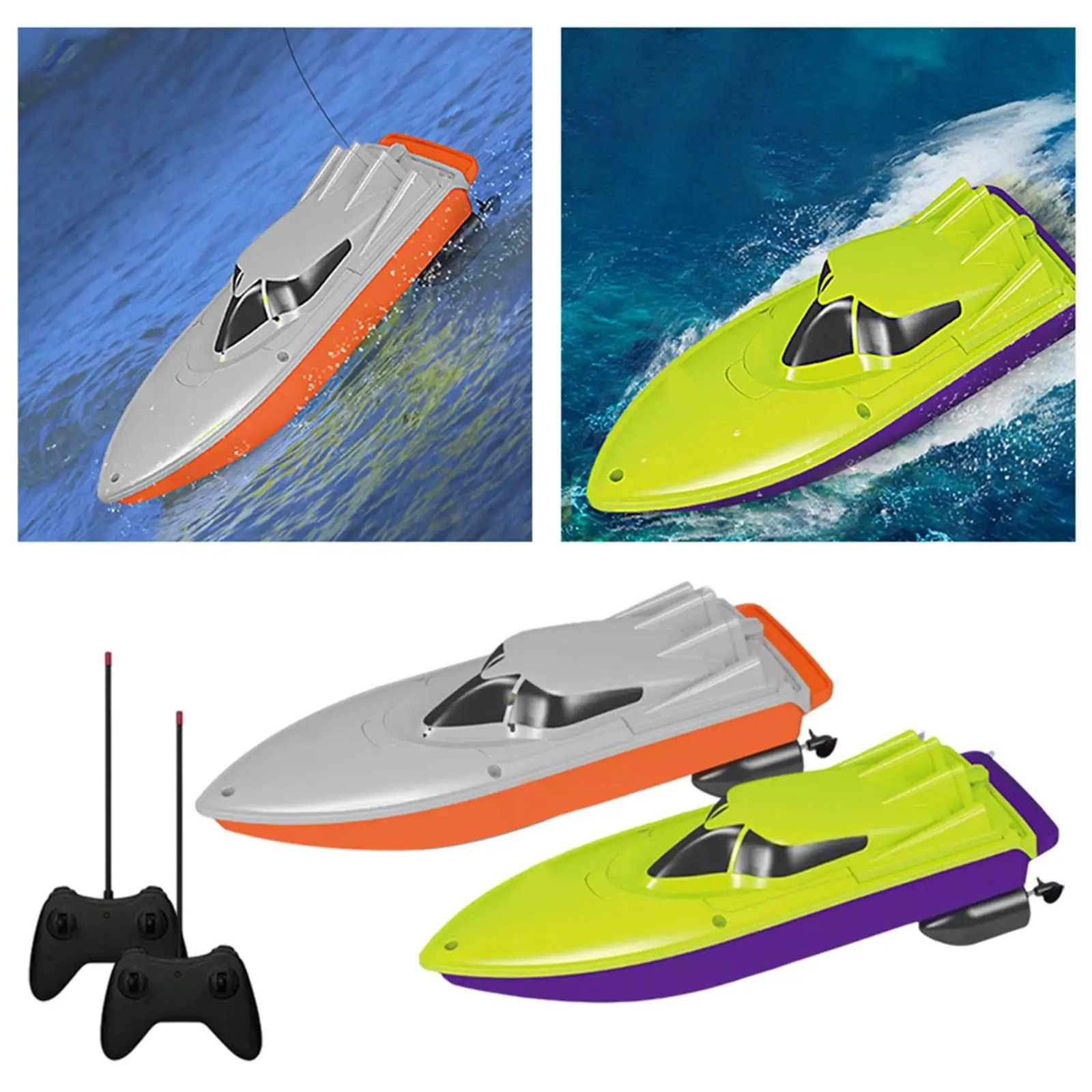 2.4G RC Boat Fast RC Race Boat 10+ MPH for Outdoor Sports Toy, Pools, River,