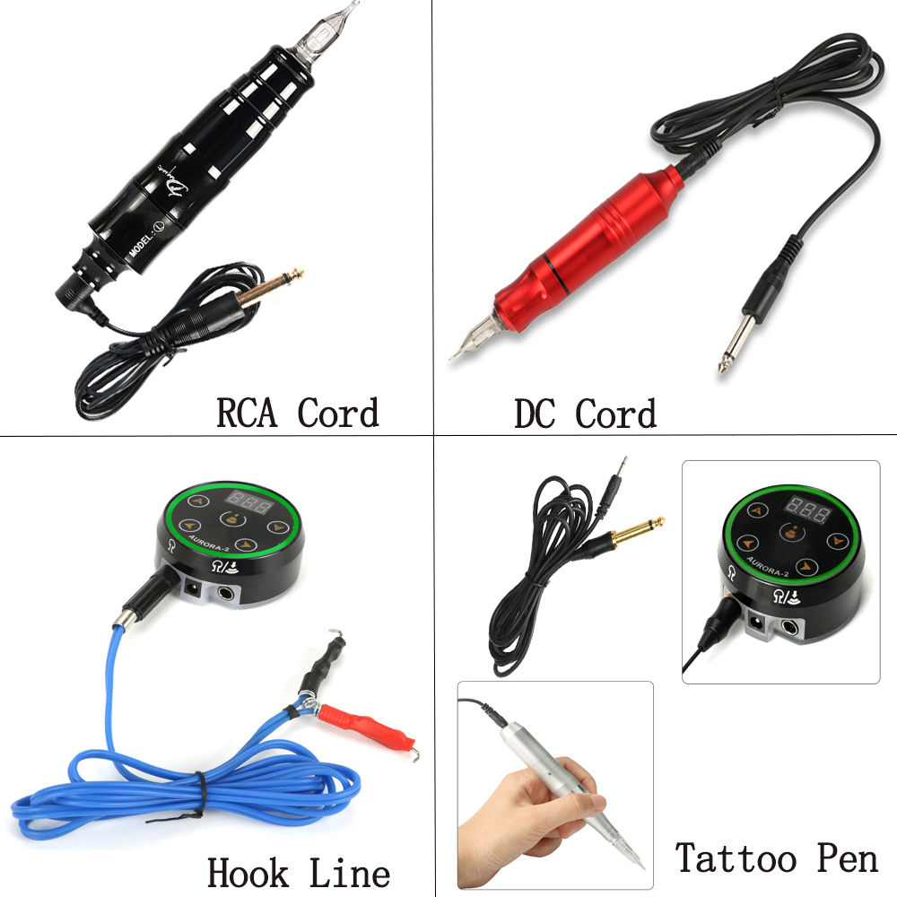 Best of High Quality Tattoo Machine Clip Cord RCA / DC Plug For Tattoo Power Supply Pedal Hook Line Audio Cable Permanent Makeup Accessory Reviews & Tips