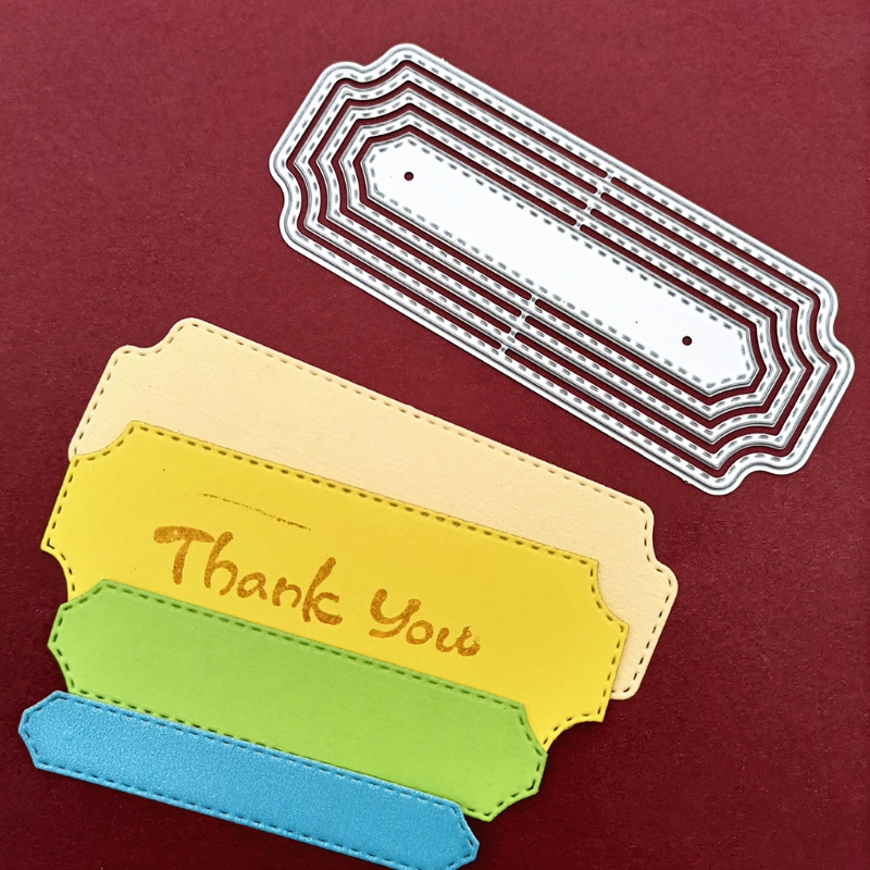 Description Picture 4 of itemTag Metal Cutting Dies Stencil DIY Scrapbooking Album Paper Card Template Mold Embossing Craft Decoration