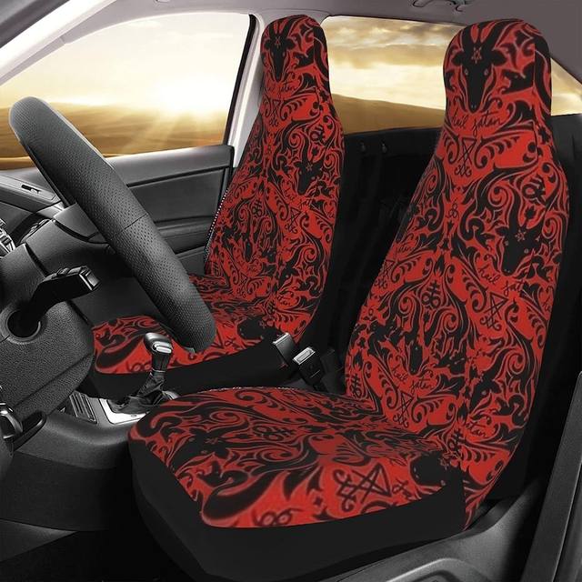 Satanic car seat covers discount